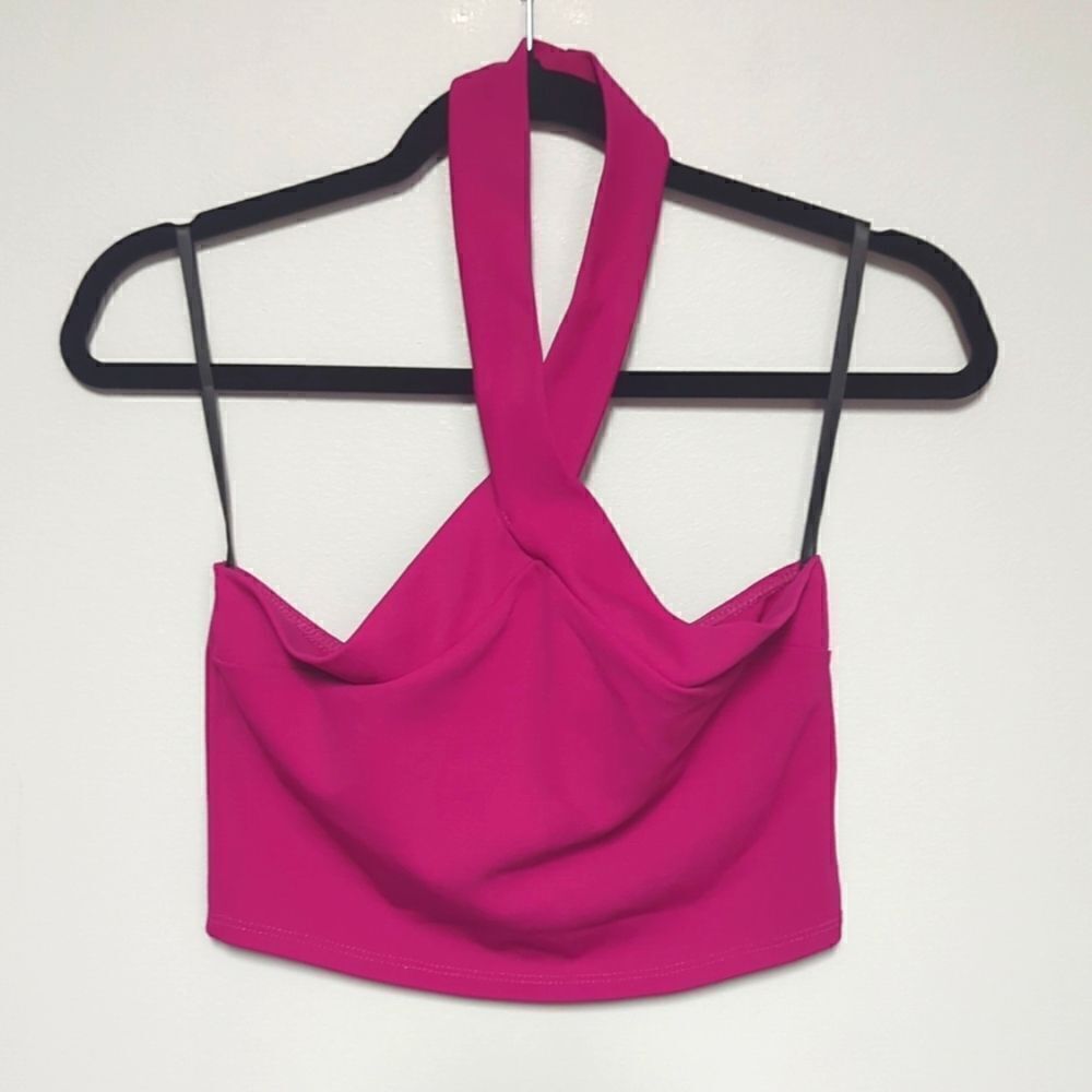 NWOT 21 Saints Purple Halter Top